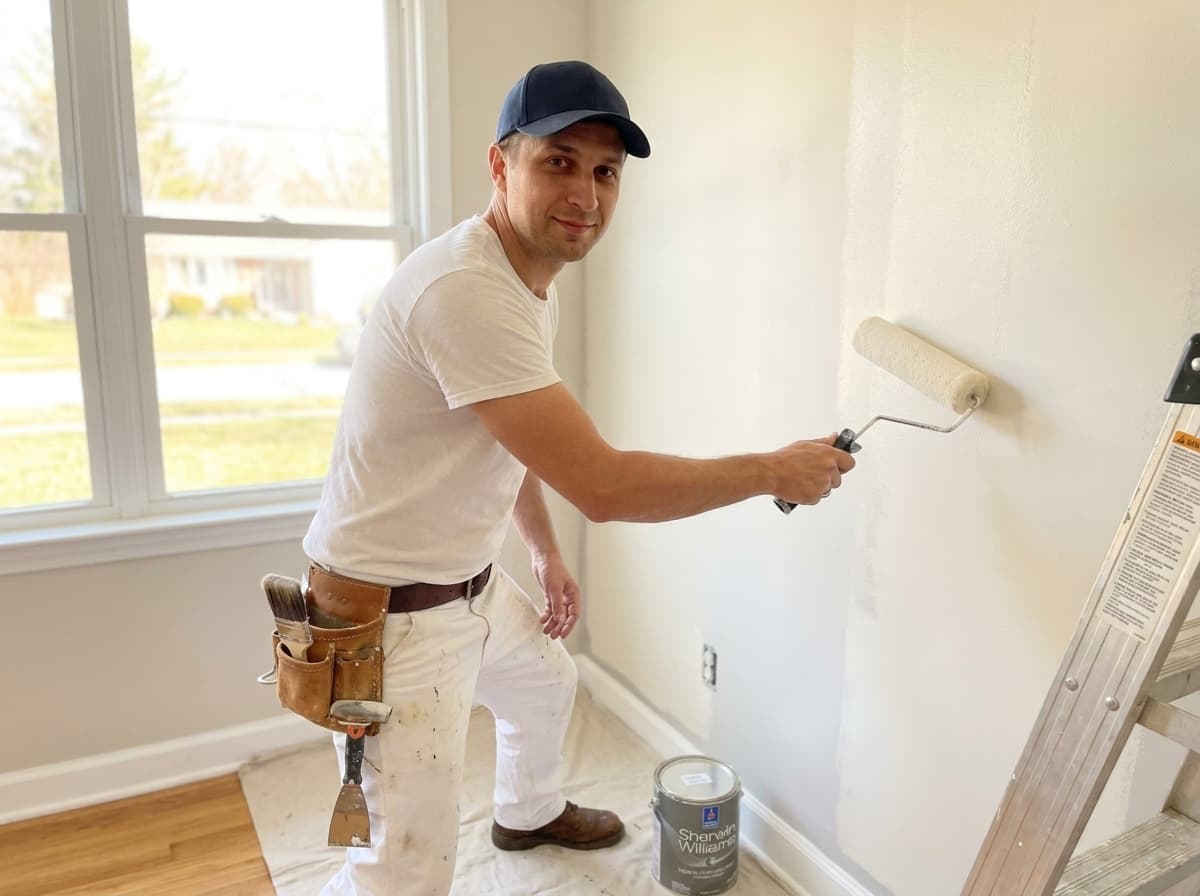 Antonov Brothers Painting painter at work in Jacksonville, FL