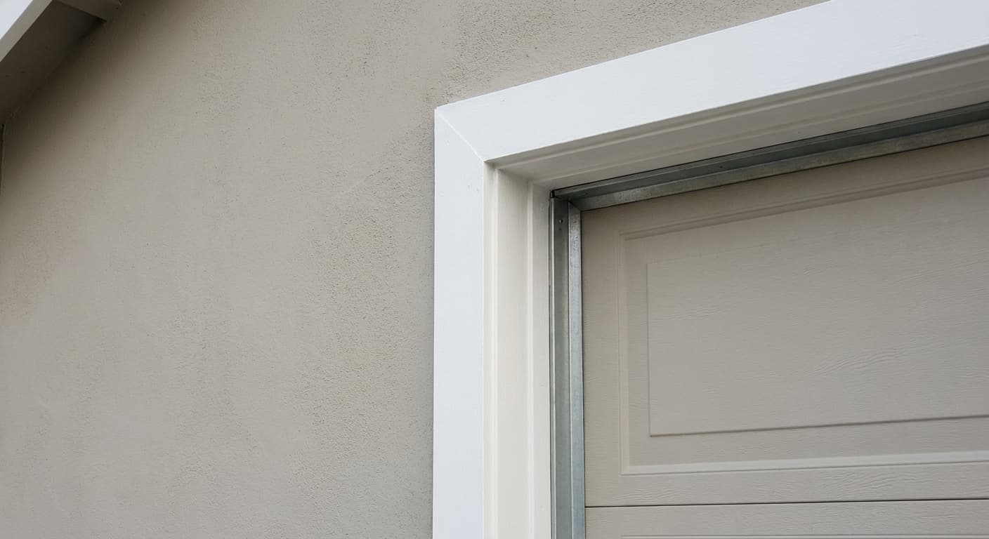 Crisp white exterior trim against a fresh body color — detail shot